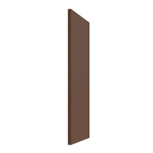 Miami Dock Brown 0.625 in. x 30 in. x 13 in. Kitchen Cabinet Outdoor End Panel