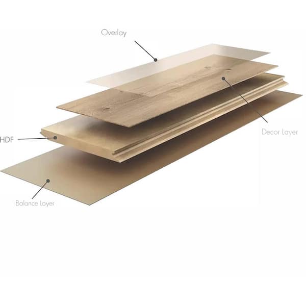 SAFAVIEH Parquet Flooring Natural 0.5 in. T x 7.5 in. W Click Lock Engineered Hardwood Flooring (16 sq. ft./case)
