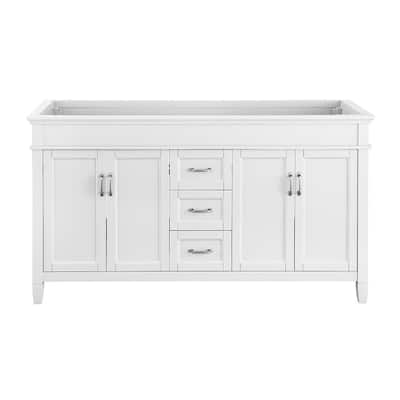 Ashburn 60 in. W x 21.75 in. D Vanity Cabinet in White