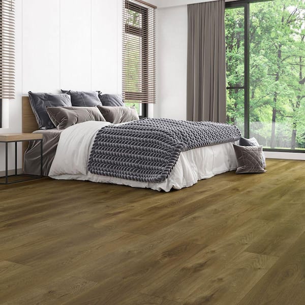 HYDROSTOP Mill Creek 20 MIL x 7.1 in. W x 48 in. L Click Waterproof Luxury Vinyl Plank Flooring (23.64 sq.ft./case)