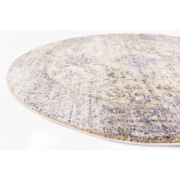 Augustus Naples Ivory 5' 0 x 5' 0 Round Rug