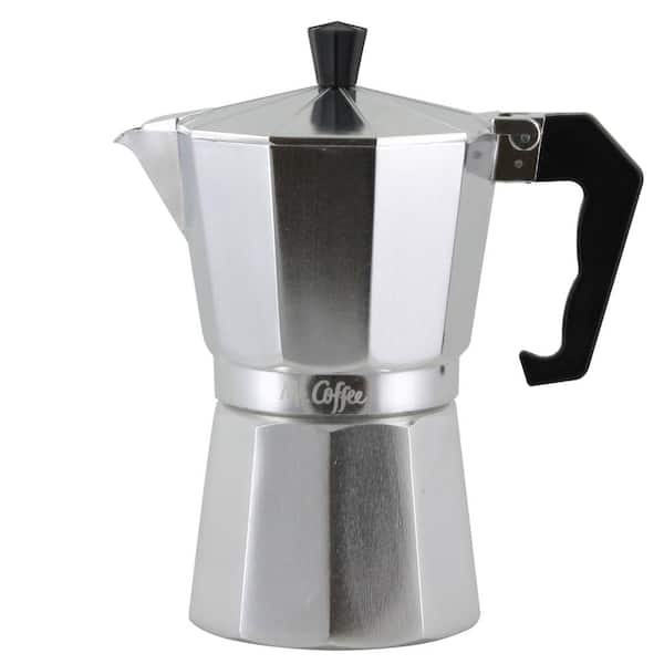 Aluminum Stovetop Espresso, 3cup/6cup/9cup/12cup, Classic Stovetop