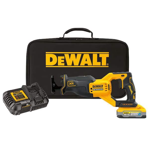 DEWALT 20V MAX Lithium-Ion Cordless Brushless Reciprocating Saw Kit with 5.0Ah POWERSTACK Battery and Charger
