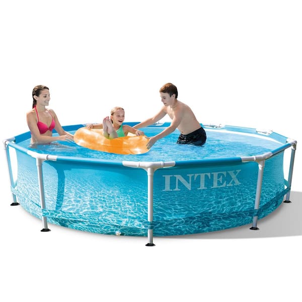 10 ft. Round 30 in. Deep Above Ground Pool Set