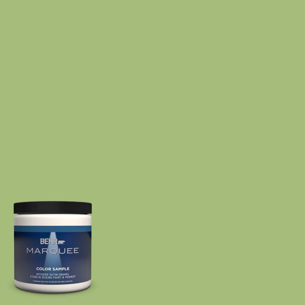 BEHR MARQUEE 8 oz. P3705 Lazy Caterpillar Satin Enamel Interior