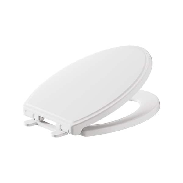 American Standard Transitional Elongated Slow Close EverClean Toilet Seat in White