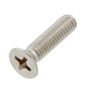 M4-0.7x16mm Stainless Steel Flat Head Phillips Drive Machine Screw 2-Pieces