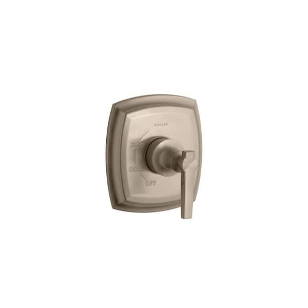 KOHLER Margaux 1-Handle Tub and Shower Faucet Trim Kit with Lever Handle in Vibrant Brushed Bronze (Valve Not Included)