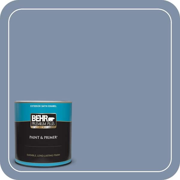BEHR PREMIUM PLUS 1 qt. #MQ5-16 Montage Satin Enamel Exterior Paint & Primer