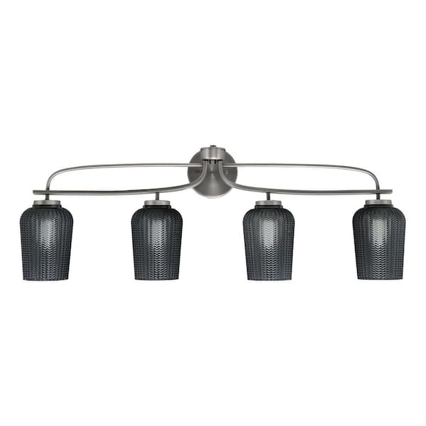 Unbranded Olympia 36.75 in. 4-Light Graphite Vanity Light