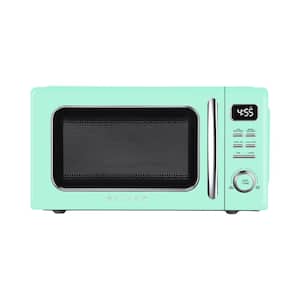 1.1 cu. ft. Retro Countertop Microwave in Green