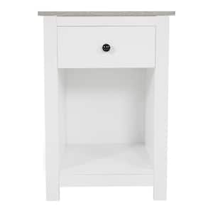 HOMESTOCK Cream Narrow End Table with Storage, Flip Top Narrow Side Tables  for Small Spaces, Slim End Table with Storage Shelf 85538W - The Home Depot