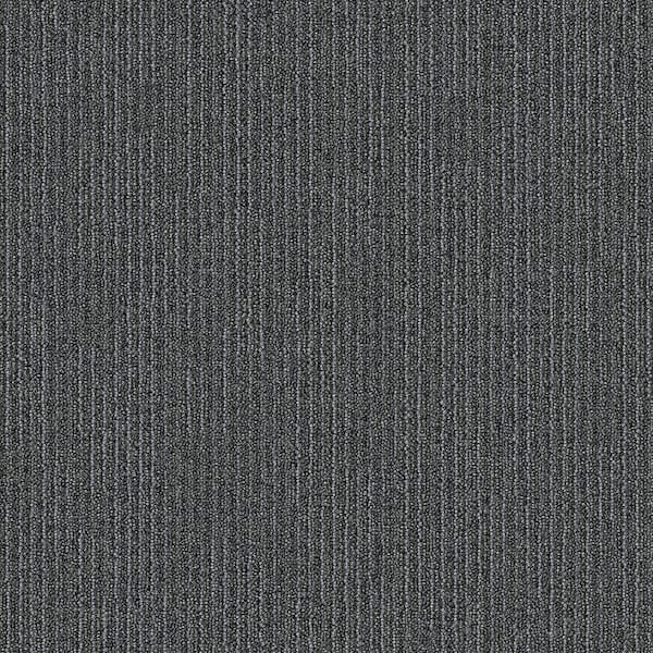 Aladdin Merrick Brook - Seal - Gray Commercial 24 x 24 in. Glue-Down Carpet Tile Square (96 sq. ft.)