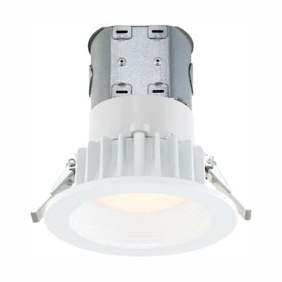 Easy Up 4 in. White Integrated LED Recessed Kit