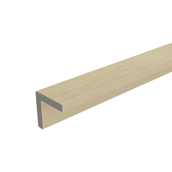 NewTechWood All Purpose L Trim 1.57 in. W x 96 in. L Composite Siding in Japanese Cedar