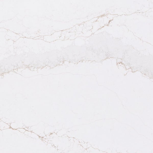 4 in. x 4 in. Quartz Countertop Sample in Cloud Ridge