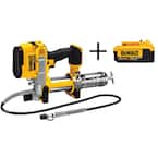 20-Volt MAX Cordless 10,000 PSI Variable Speed Grease Gun with (1) 20-Volt 4.0Ah Battery
