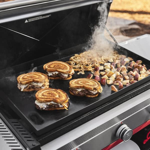 Slate Griddle 3-Burner Propane Gas 30 in. Flat Top Grill in Black