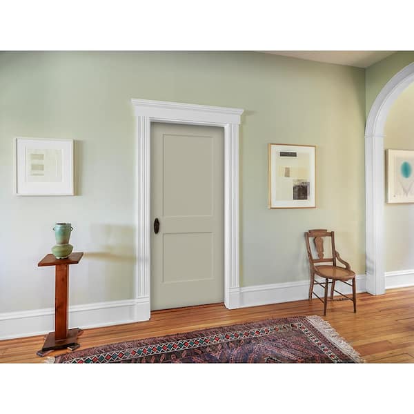 JELD-WEN 20 in. x 80 in. Monroe Desert Sand Painted Smooth Solid