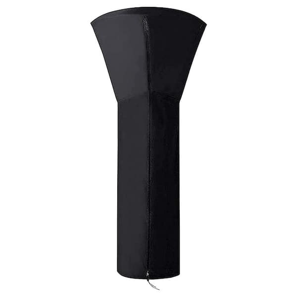 89 inch Outdoor Waterproof Oxford Fabric Patio Heater Cover with Zipper and Drawstring for Propane Heater, 1 Piece