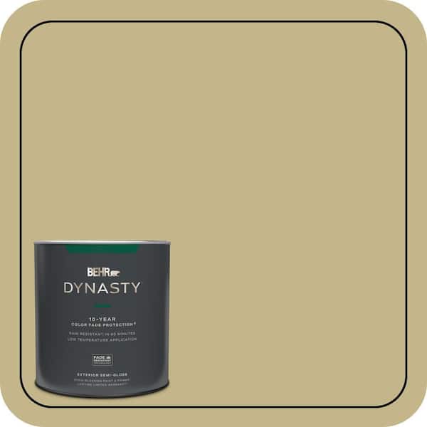BEHR DYNASTY 1 qt. #BIC-27 Modish Moss Semi-Gloss Enamel Exterior Stain-Blocking Paint & Primer