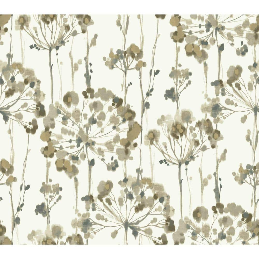 York Wallcoverings 45 sq. ft. Flourish Premium Peel And Stick Wallpaper ...