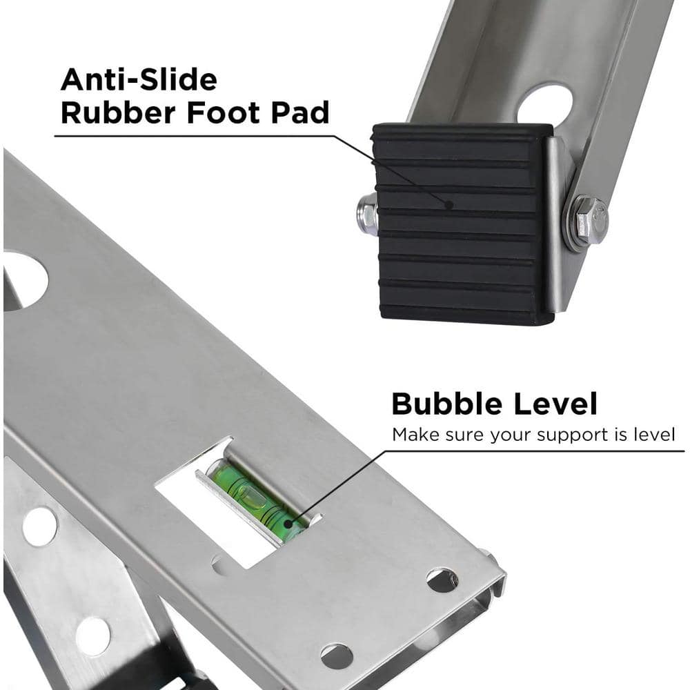 Heavy Duty Universal Window AC Support Bracket, Up to 200 lbs