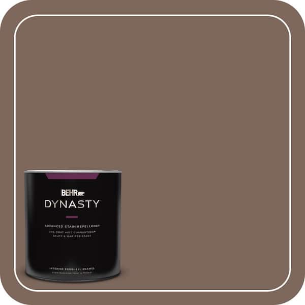 1 qt. #BNC-23 Almond Truffle Eggshell Enamel Interior Stain-Blocking Paint and Primer