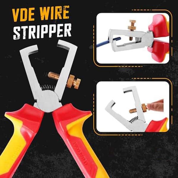 Lukyamzn VDE 1000-Volt Insulated Electrician Tool Kit with