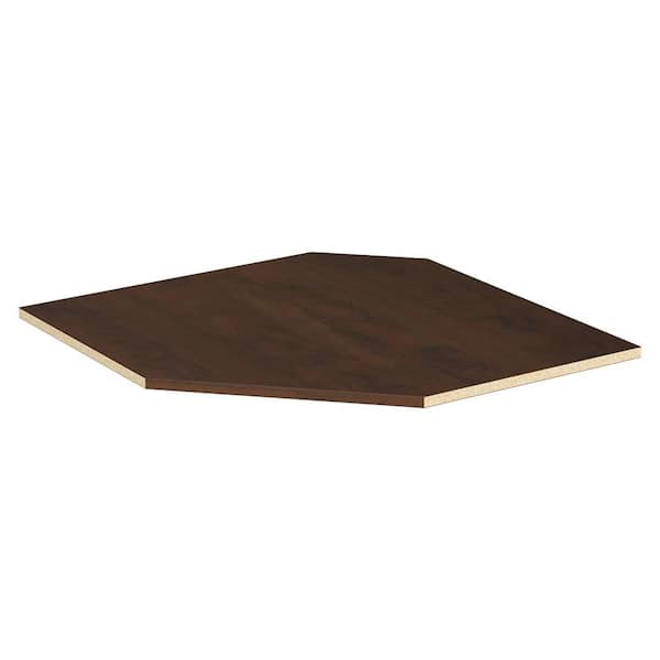 ClosetMaid Style+ Chocolate Corner Shelf Kit