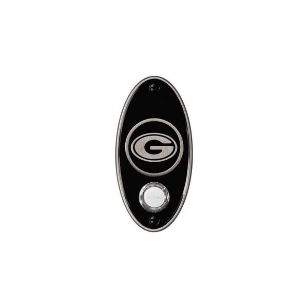 Broan-NuTone College Pride University of Georgia Wireless Door Chime Push Button - Satin Nickel