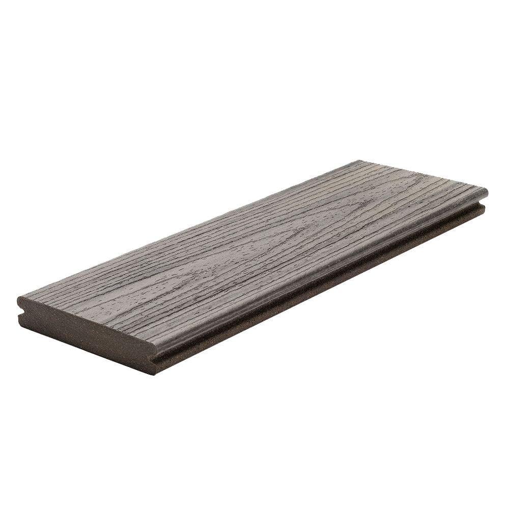 Transcend 1 in. x 6 in. x 12 ft. Island Mist Grooved Edge Composite Deck Board price history on PriceWatchPro