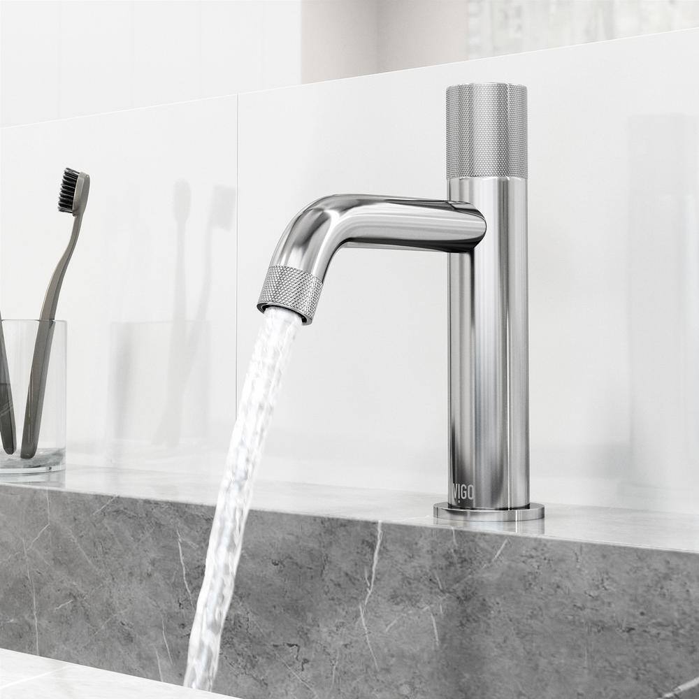 Apollo High-Arc Single-Handle Bathroom Faucet in Premium Chrome