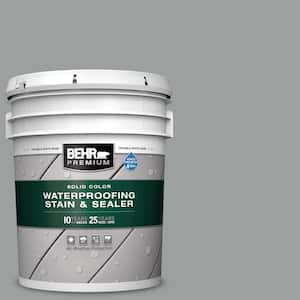 5 gal. #N460-4 Cosmic Quest Solid Color Waterproofing Exterior Wood Stain and Sealer