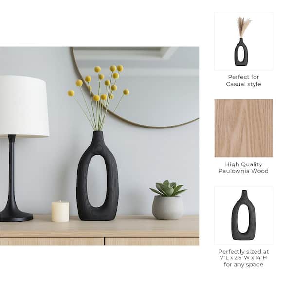 spicygem studs vase black Mサイズ spicygem studs vase black Mサイズ spicygem studs pot v.vase 鶴仙園
