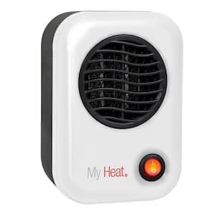 My Heat 200-Watt Electric Portable Personal Space Heater, White