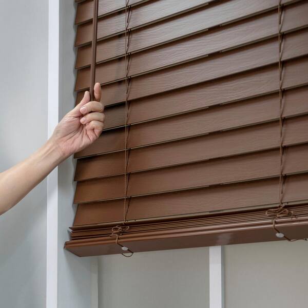  Wooden Window Blinds, Window Privacy Shades Black Blinds for  Windows, Wood Venetian Blinds Blackout Blinds, Door Blinds Plantation Blinds  Noise Reduction Adjustable Slats for Interior,22.5'' W x 36'' : Home 