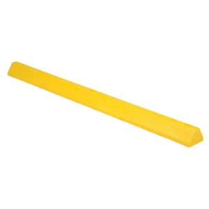 72 in. Recycled Yellow Plastic Car Stop