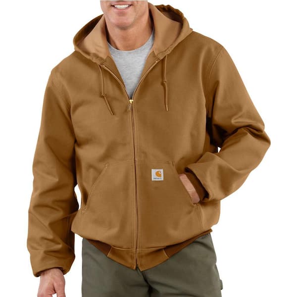 brown carhartt work jacket