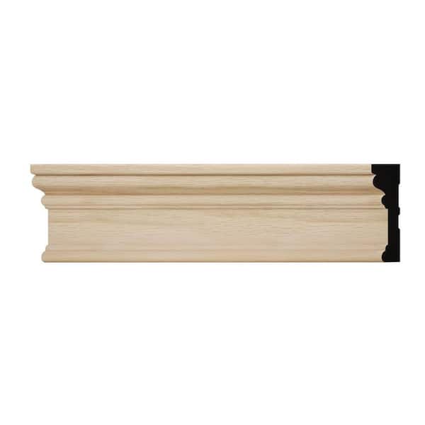 Ekena Millwork BRB3 0.69 in. D x 2.25 in. W x 6 in. L Wood (White Oak) Casing Sample