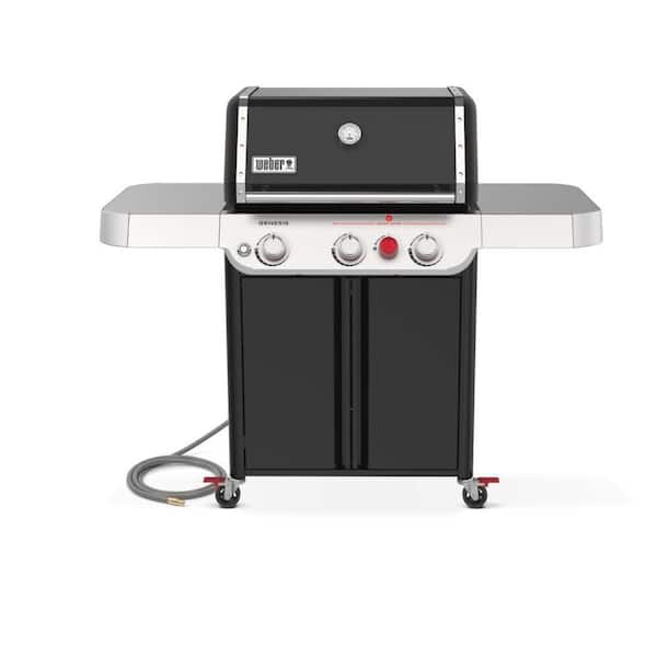 Genesis E-325 3-Burner Natural Gas Grill in Black with Large Sear Zone