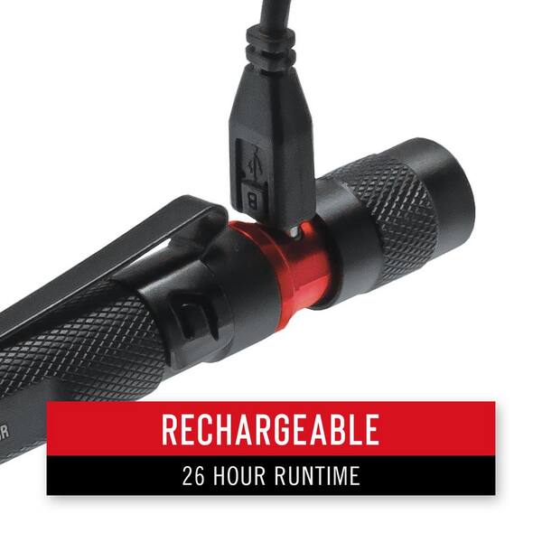Black for sale online Coast HP3R 24lm Rechargeable LED Penlight with Twist Focus 