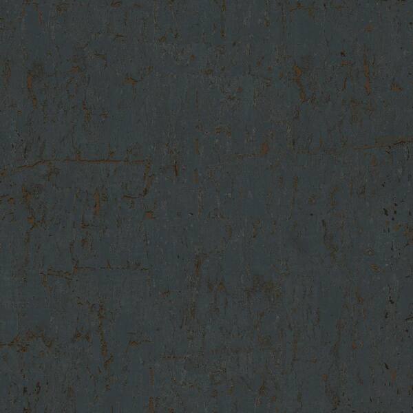 Dundee Deco Falkirk Ophia Random Dark Brown, Dark Grey Vinyl Peelable Roll (Covers 57 sq. ft.)