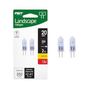 Feit Electric 20-Watt 12-Volt T3 JC G4 Bi-Pin Base Dimmable