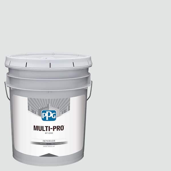 MULTI-PRO 5 gal. Gray Glimpse PPG1036-1 Flat Interior Paint