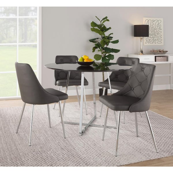 https://images.thdstatic.com/productImages/e735d11b-f039-4567-9bae-2d9f92813900/svn/grey-faux-leather-chrome-metal-lumisource-dining-chairs-ch-marchepu-hlf2-chrgy2-64_600.jpg