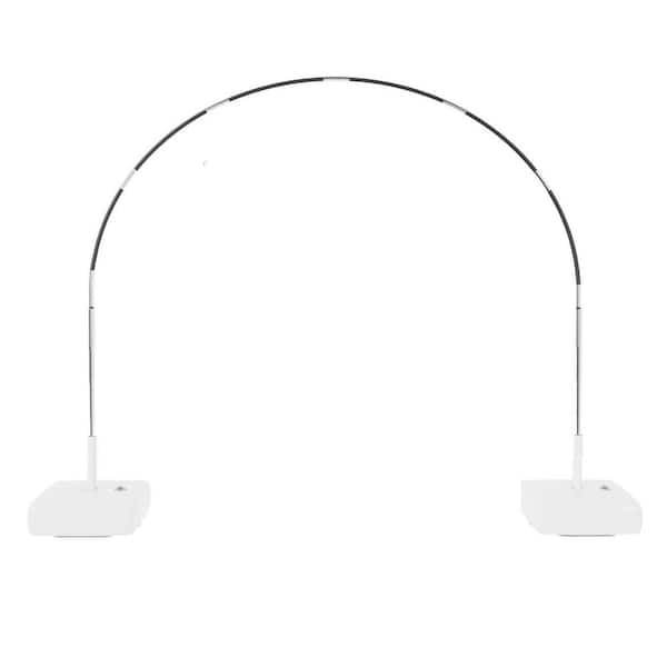 2-in-1 Adjustable Balloon Arch Stand Kit with Electric Pump and Water Fillable Base for Wedding Birthday Party Decor