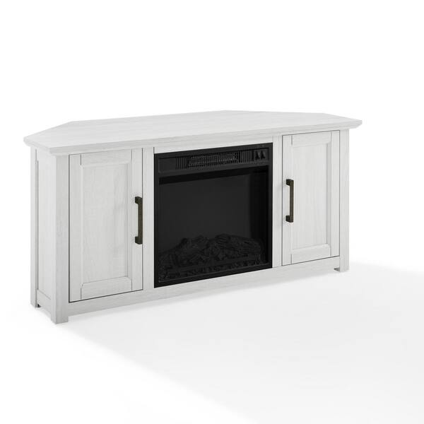 Corner Tv Stand With Fireplace Fits, White Console Table With Fireplace
