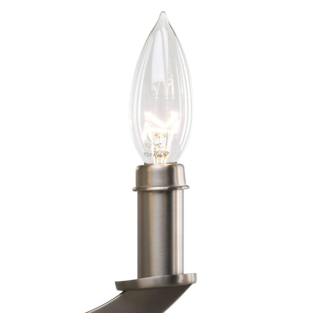 Equinox 6-Light Burnished Silver Steel Chandelier Pendant