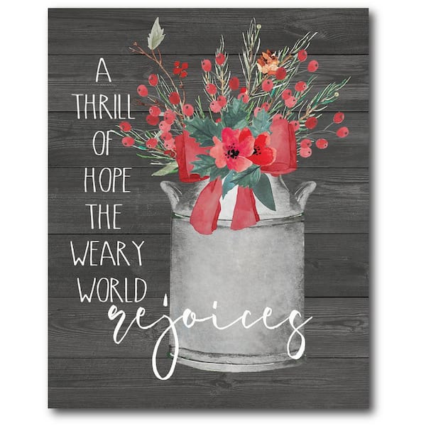Courtside Market Rejoices Gallery-Wrapped Canvas Wall Art 20 in. x 16 in.